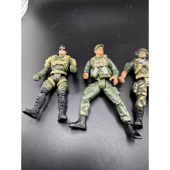 Chap Mei Soldiers Force Action Figures And Other Army Men Diorama Lot Of 5 - Picture 4 of 12